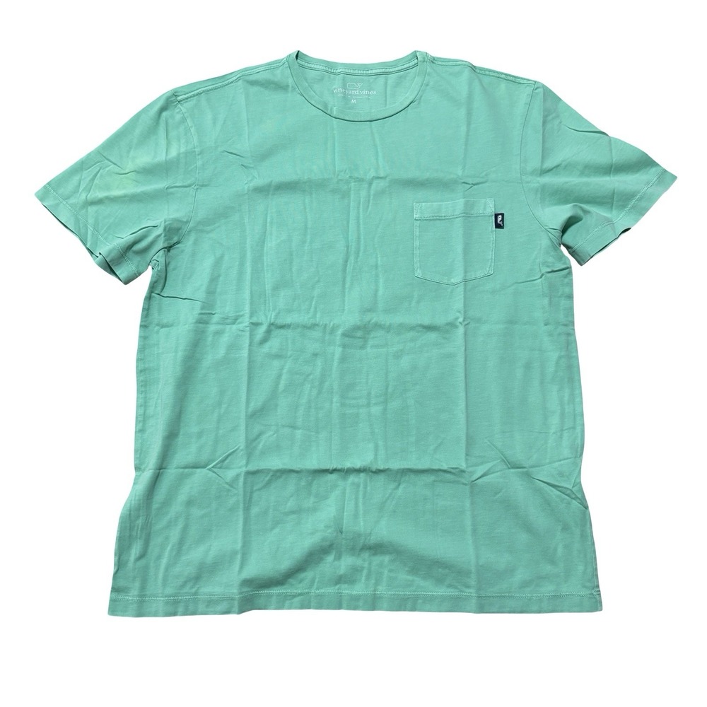 Vineyard Vines Men's Pocket Logo T Shirt Blue Size Medium 21 x 27